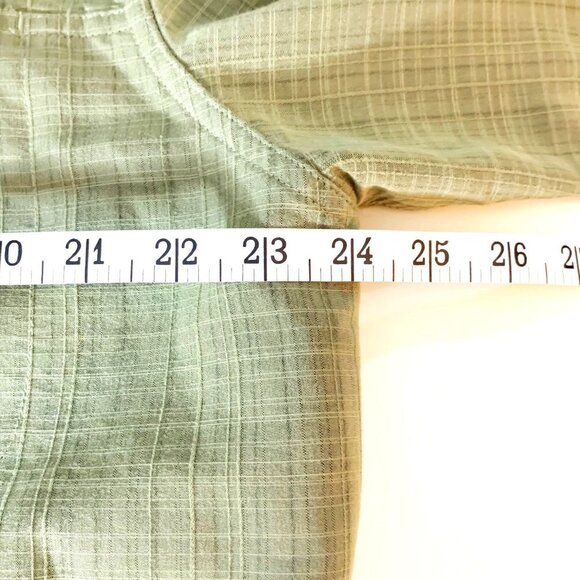 5.11 Tactical Series Shirt Mens Large Olive Green S/S Snap Button Conceal Carry - Picture 9 of 12